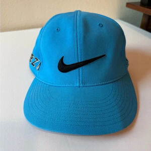 Nike FlexFit Golf Hat - blue and black, OSFM